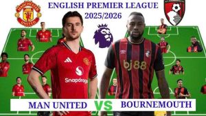 🔥 Manchester United vs Bournemouth: Trận cầu 8 bàn thắng làm bùng nổ Ngoại hạng Anh