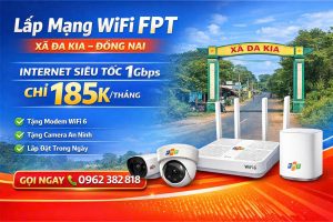 Lắp WiFi FPT Xã Đa Kia