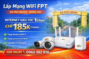 lắp WiFi FPT Xã Phú Nghĩa