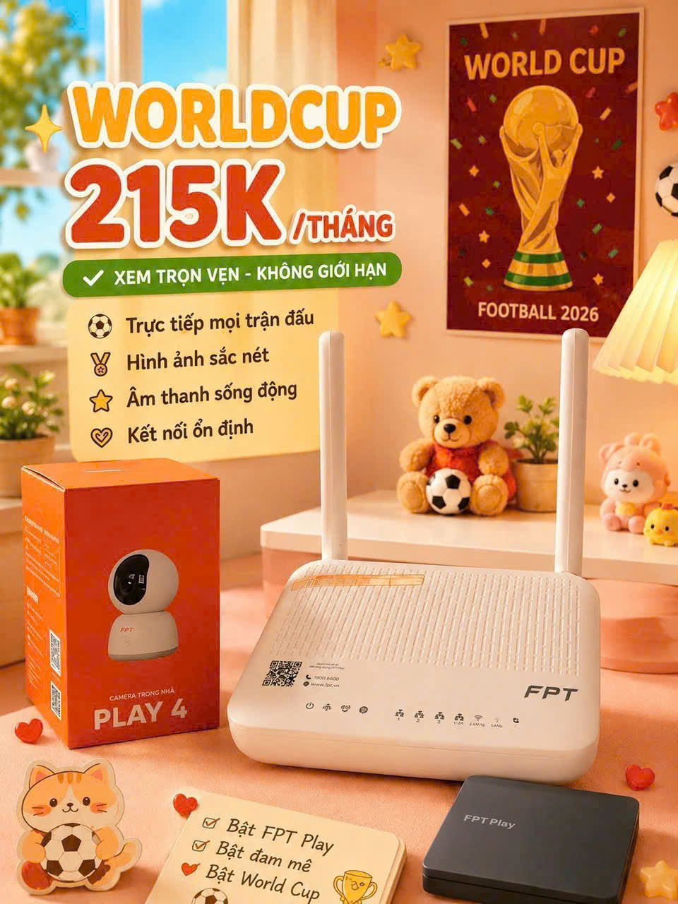 khuyến mãi FPT Play tháng 6